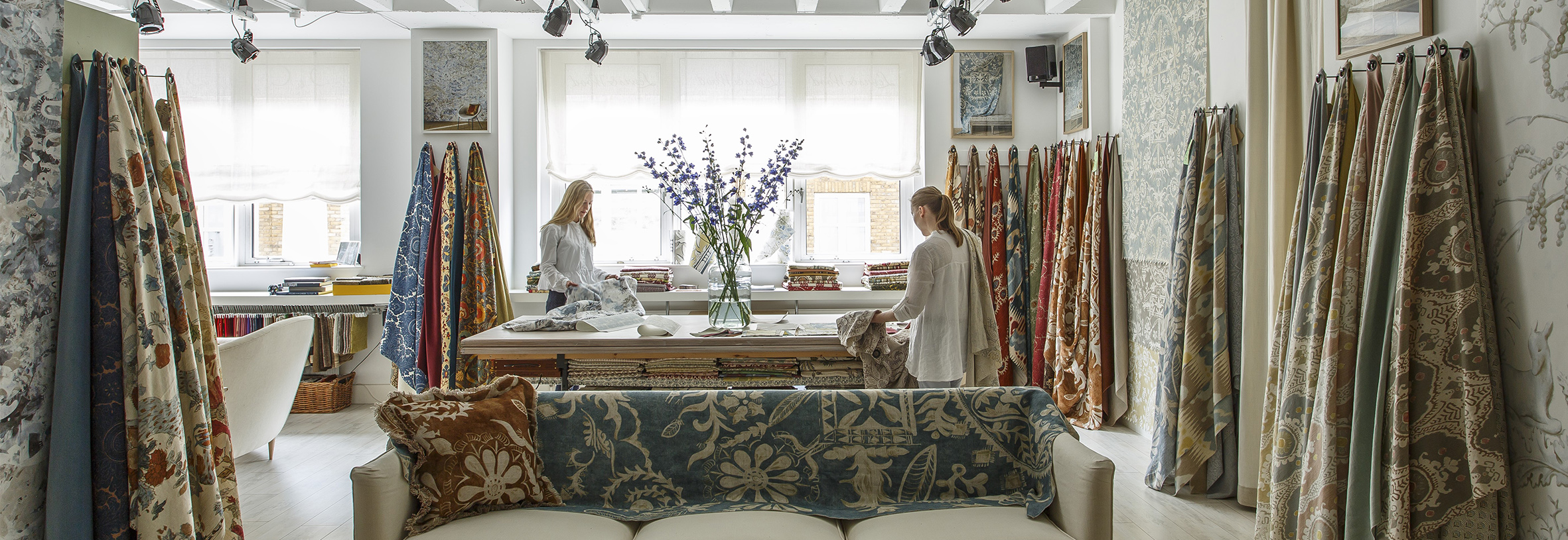 Lewis and Wood Chelsea Harbour London showroom